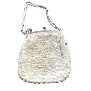 Fine Arts Bag Co. Inc | Vintage ivory beaded evening bag. Gorgeous! New York